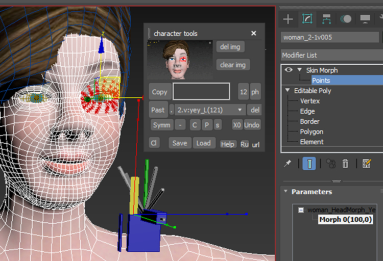 Character Tools, maxscript, picture 3