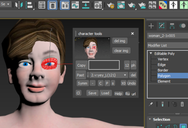 Character Tools, maxscript, picture 2